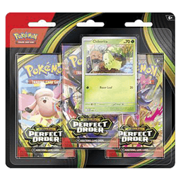 Pack 3 Sobres Pokemon TCG Mega Evolution Perfect Order