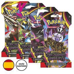 Sobre de cartas Pokemon Megaevolucion Oscuridad Absoluta